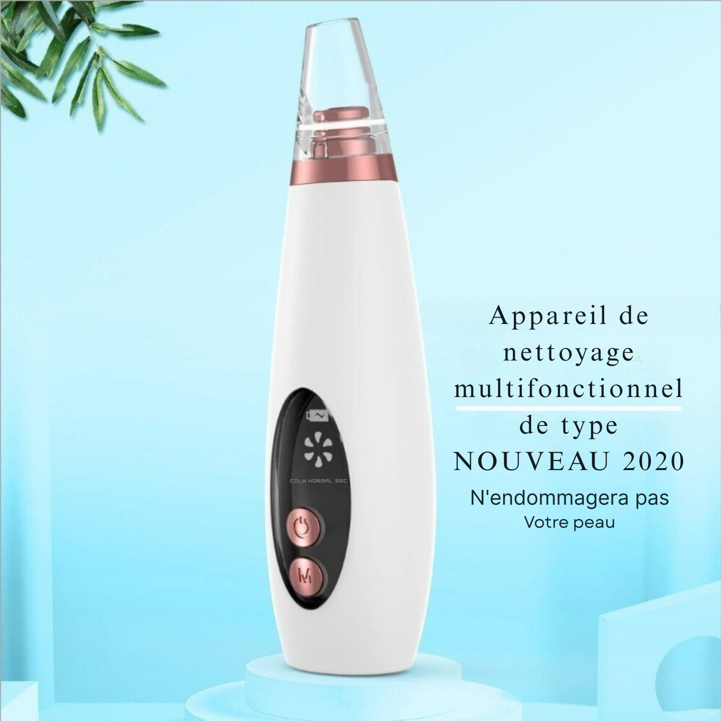 Appareil de Nettoyage des Pores – Aspirateur de Points Noirs pour Soins du Visage à Domicile
