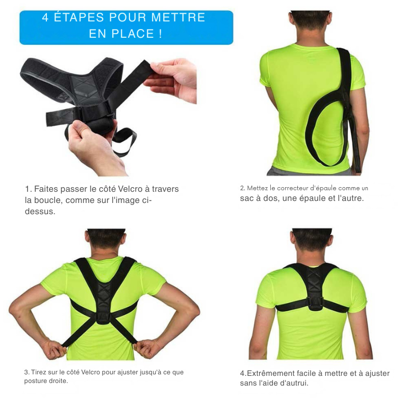 Correcteur de Posture Réglable